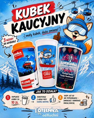 Kubki kaucyjne na Kotelnicy Białczańskiej - mała zmiana, która robi dużą różnicę